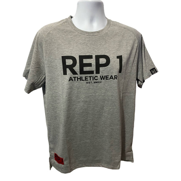 REP 1 Athletic Wear 1 Gray Shirt size Large - Picture 1 of 12